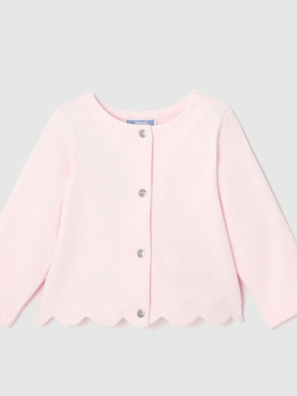 Jacadi Baby girl fleece cardigan - jacadi powder pink 12 months